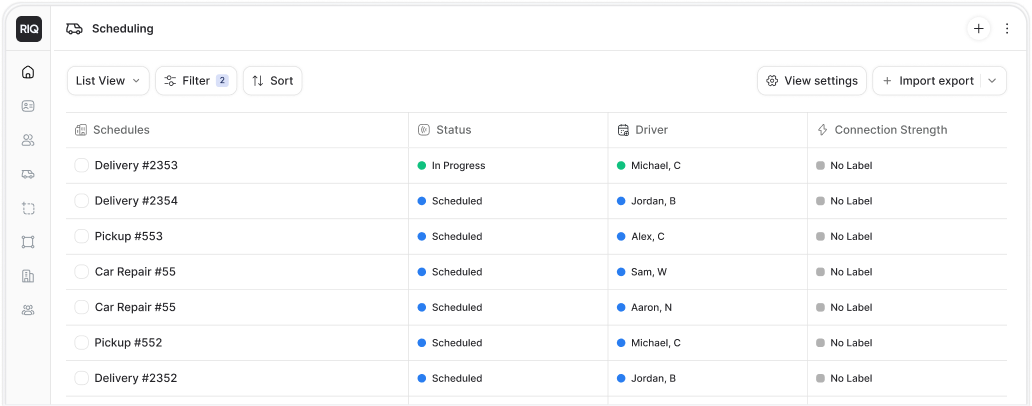 Automated Dispatching Visual